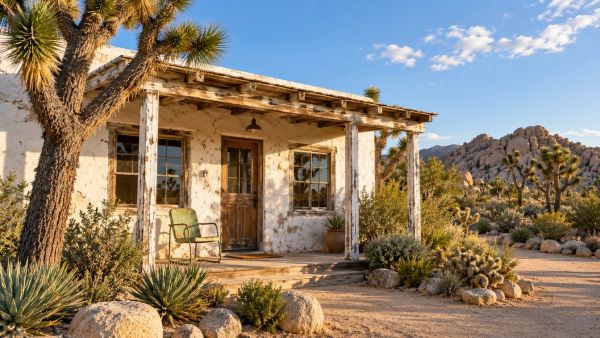 Experience a rustic charm at the Joshua Tree Inn