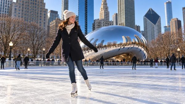 Experience festive winter activities in Chicago this December